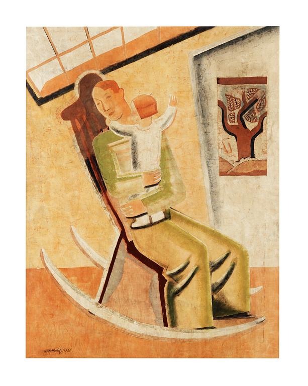 Nils Wedel, "Gungstolen" (The Rocking Chair).