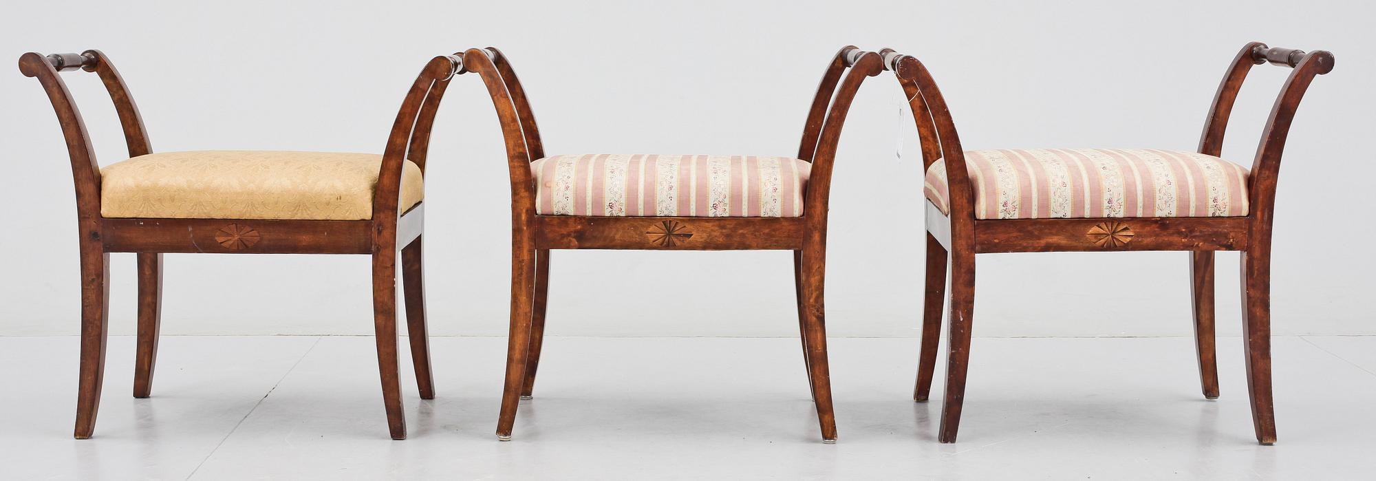 BANKETTER,  3 st, Karl Johan, provins 1800-talets första hälft.