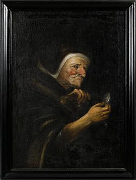 PEHR HÖRBERG, tillskriven,  olja på duk, 1700-tal.