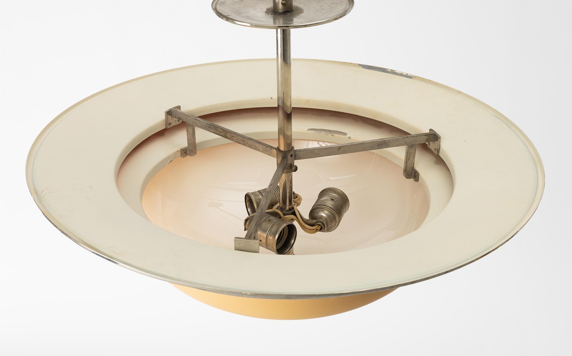 Erik Tidstrand, taklampa, modell "28805", Nordiska Kompaniet, 1930-tal.