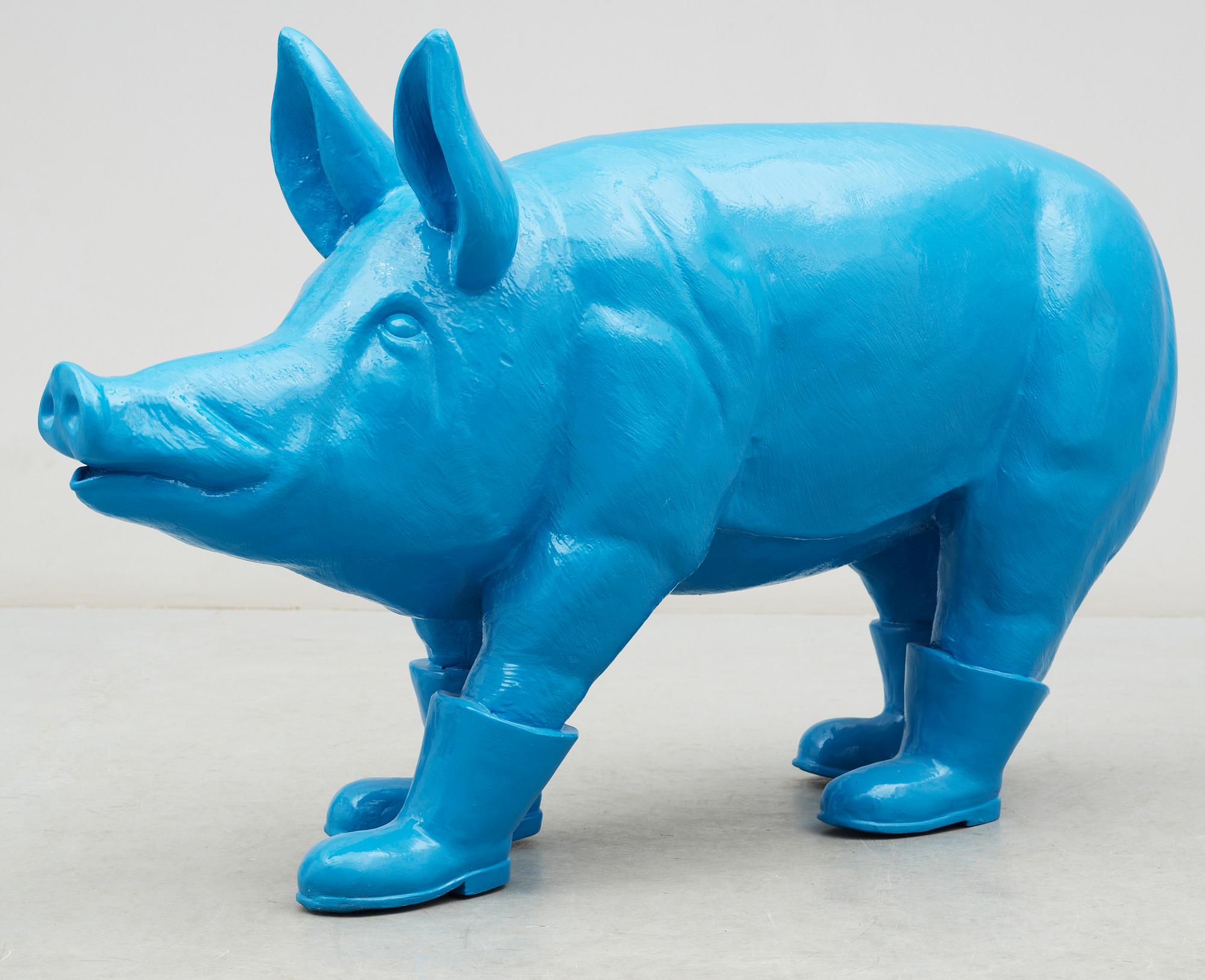 WILLIAM SWEETLOVE, Sculpture in resin and fiber glass. Signed and numbered 40/50. 2007.