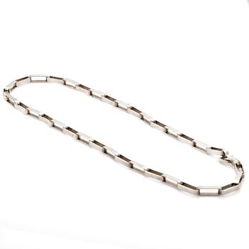 K-J Johansson, Neck chain, silver, 1975, Gothenburg.