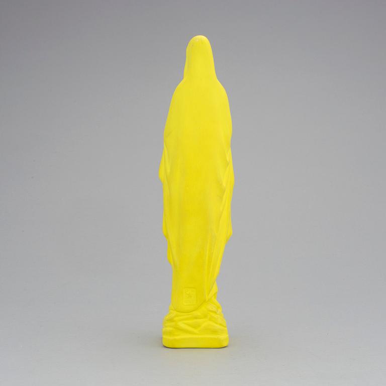 KATHARINA FRITSCH, Sclupture, painted plaster, signed with a stamp.