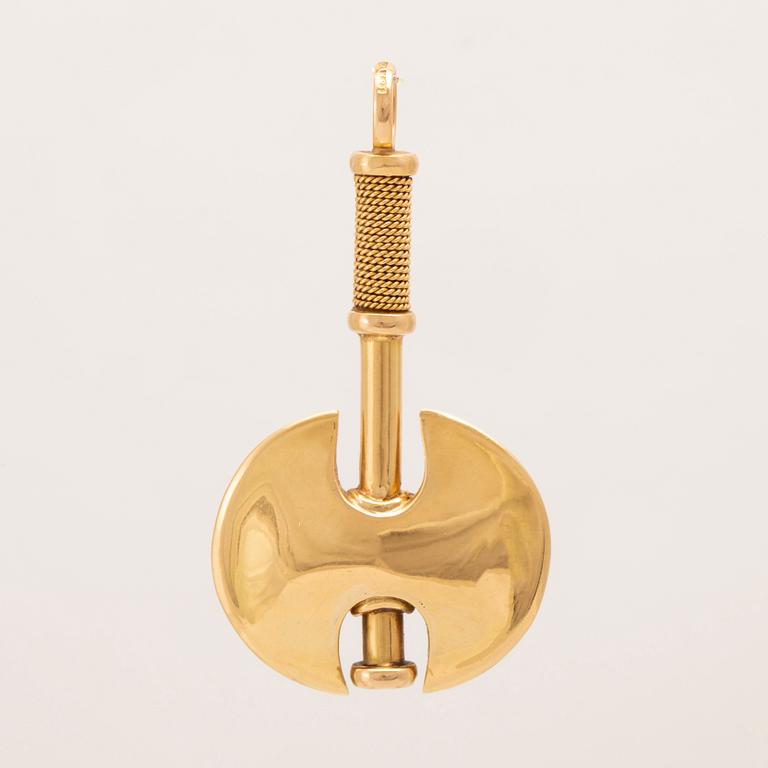 Odd Magnusson pendant, 18K gold, Visby.