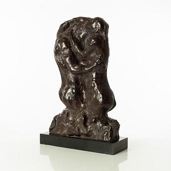 Gudmar Olovson, sculpture. Signed. Numbered. Foundry mark. Bronze, total height 61.5 cm, length 40 cm.