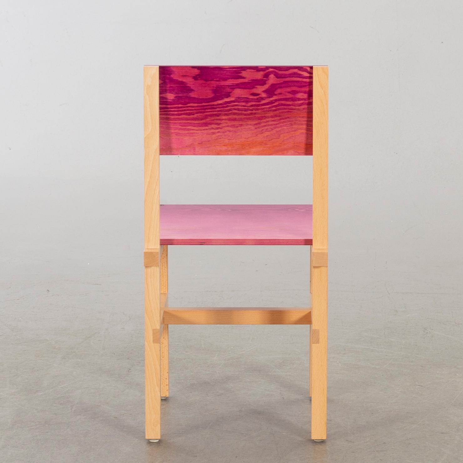 FREDRIK PAULSEN, "Röhsska"Designbaren, stol, Blå Station 2020, Stol 55/102.