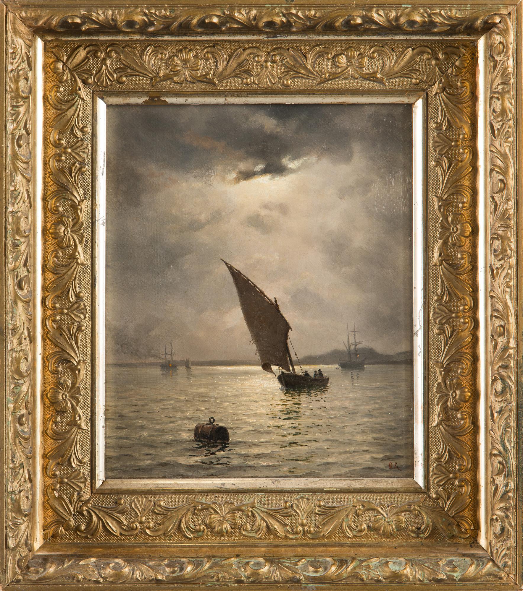 Oscar Kleineh, Sailing at Twilight.