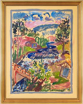 Erling Ärlingsson, oil on canvas, signed Erling Ä and dated 1981.