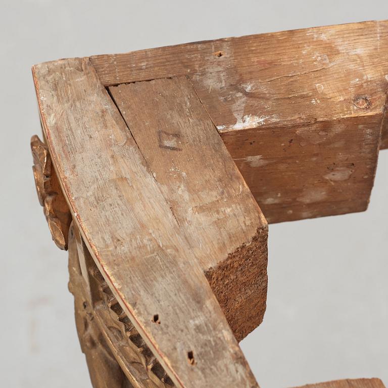 A Gustavian late 18th century console table.