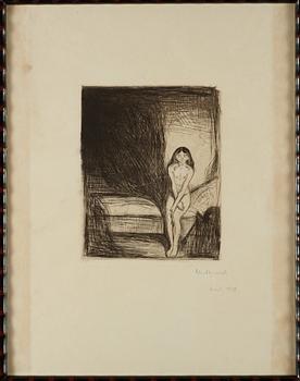 Edvard Munch, "Puberty" (Pubertet/Pubertät).