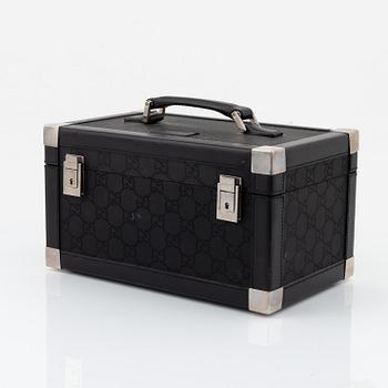 Gucci, a black monogram beautybox.