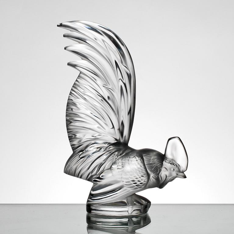 FIGURIN, glas, Lalique, Frankrike, 1900-tal.