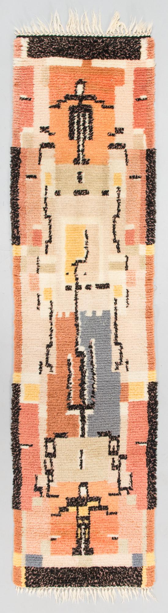 Laila Karttunen, A Finnish rug for Wetterhoff. Circa 180 x 42 cm.