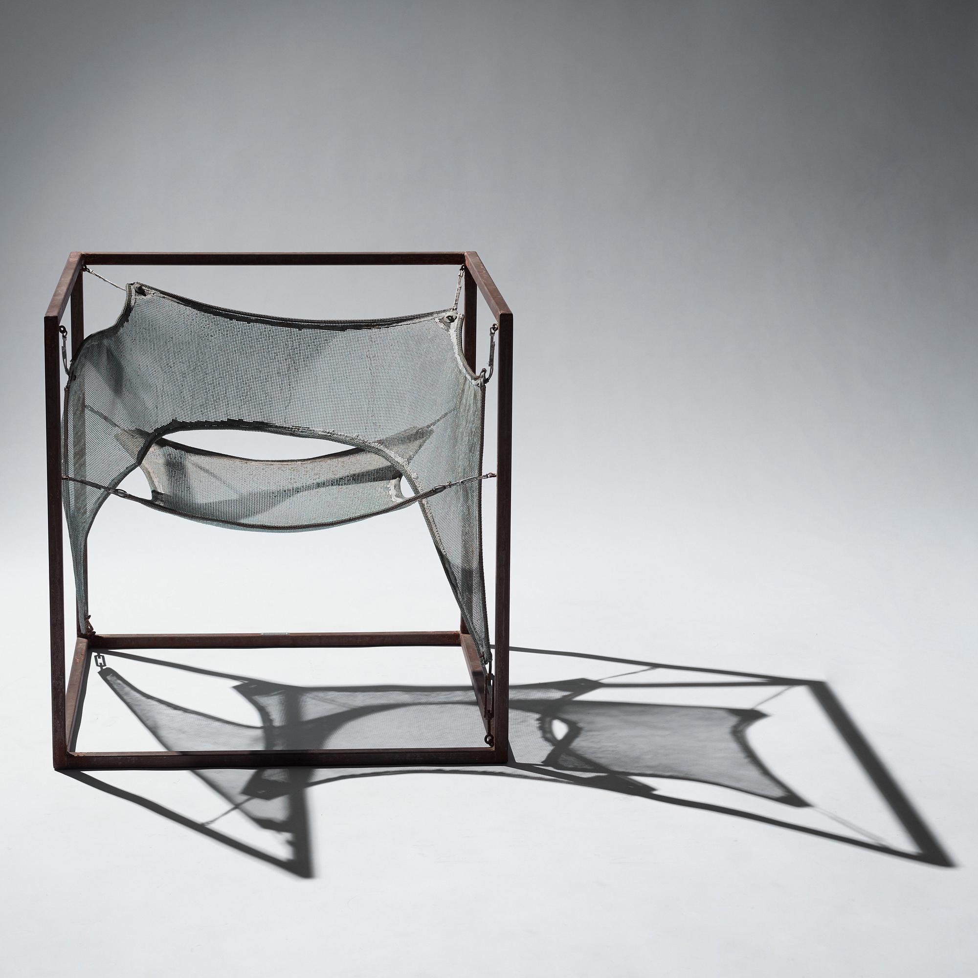 Sigurdur Gustafsson, an easy chair / sculpture, 'Wind', ed. 25/33, Källemo, Sweden, post 2003.