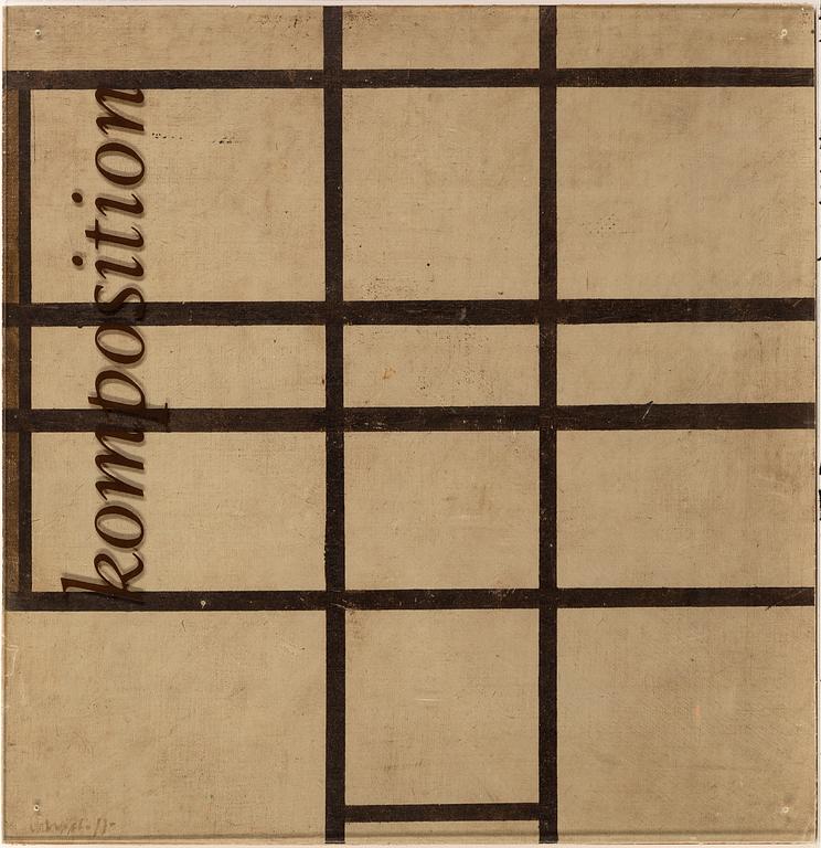 Anders Widoff, "Komposition, Mondrian".