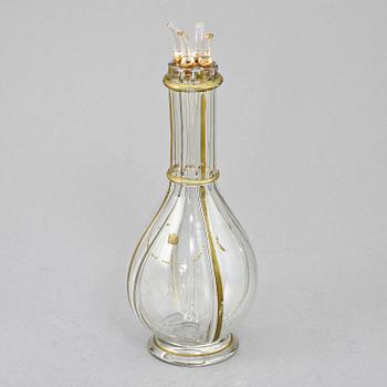 KARAFF, glas, 1800-talets andra hälft.