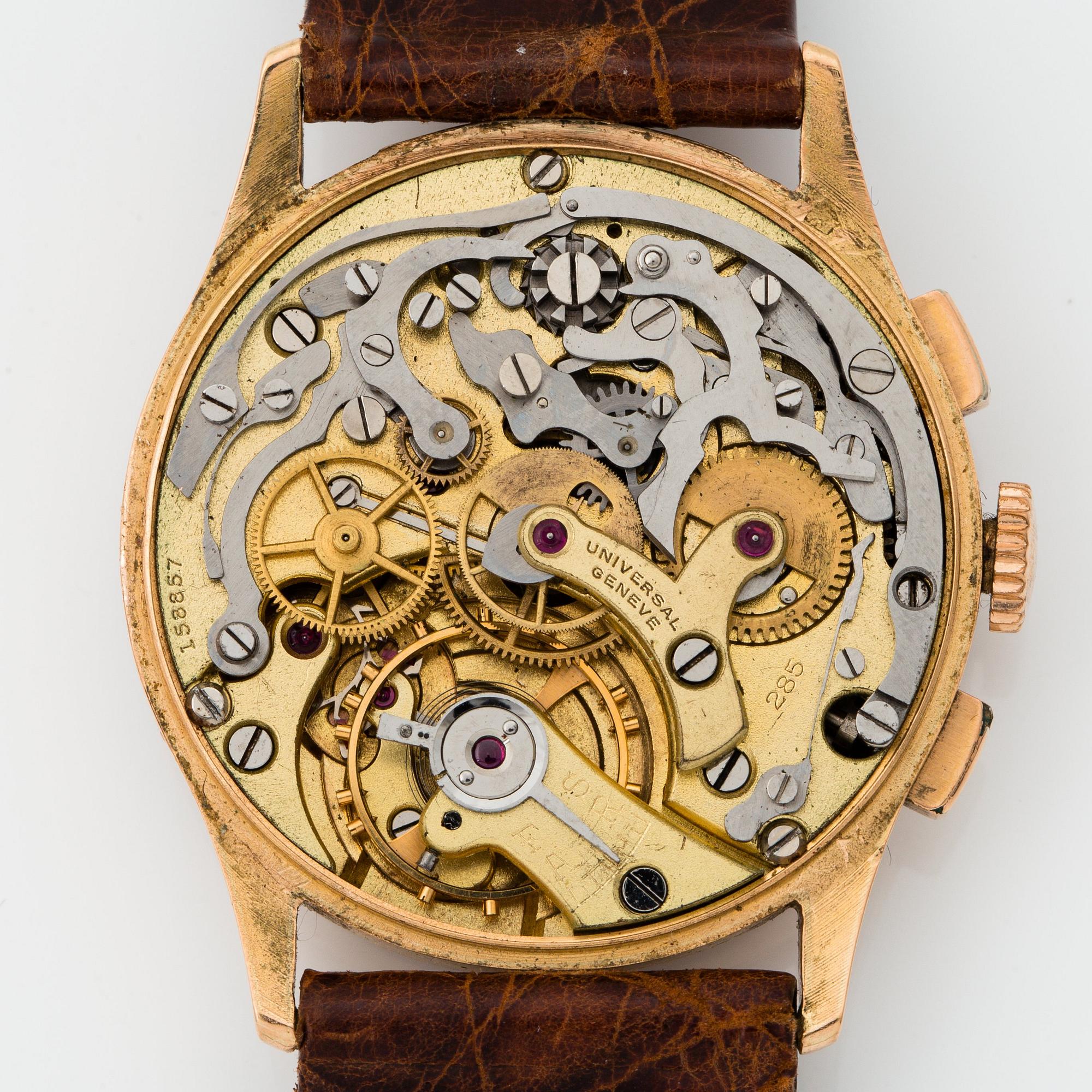 UNIVERSAL GENÈVE, Compur, chronograph.