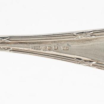 23 pieces of silver fish cutlery, Carlman, Stockholm, 1915.