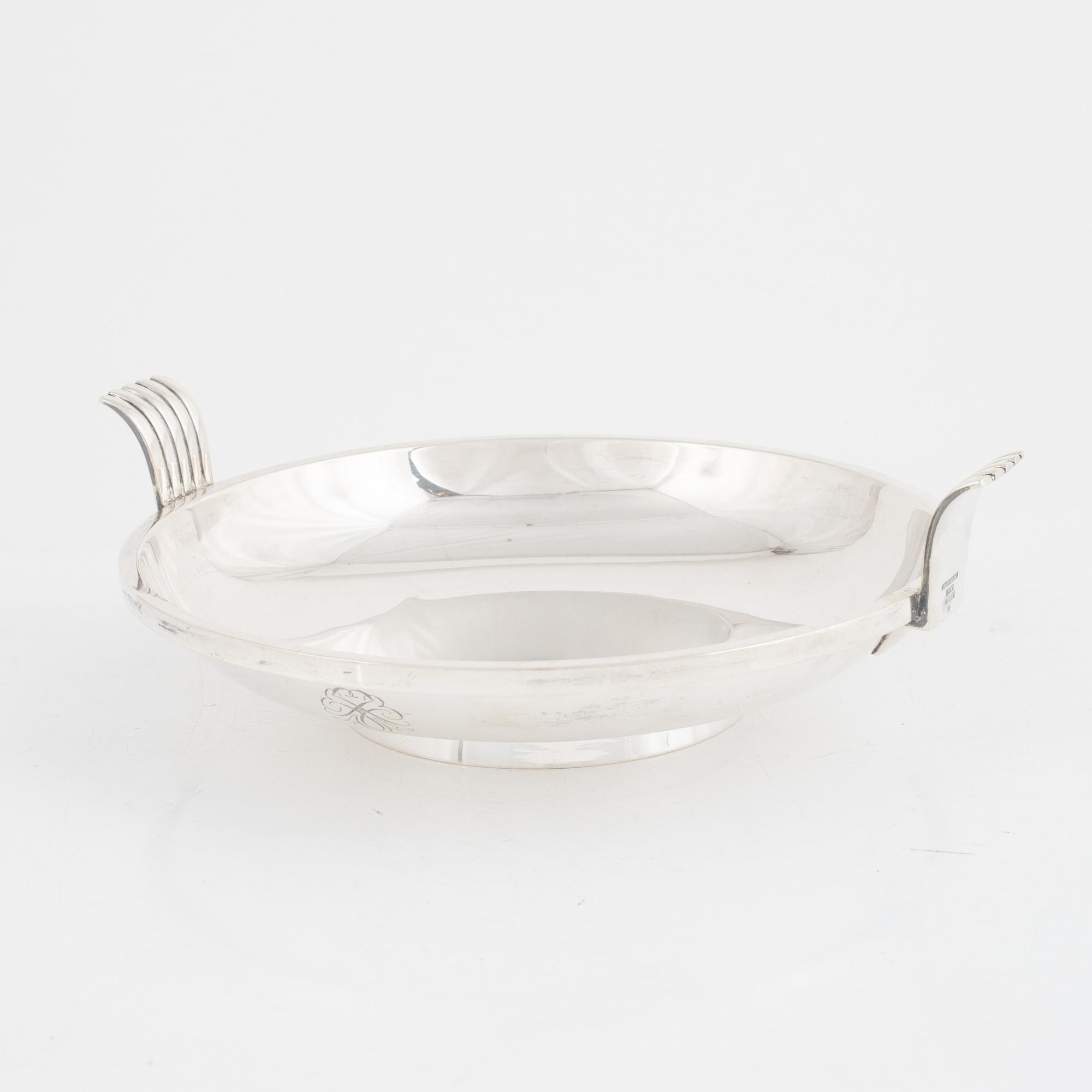 David Andersen, skål, silver, Norge 1900-talets mitt.