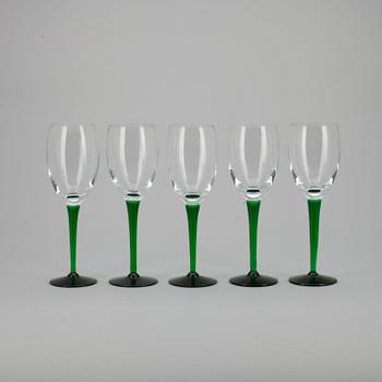 VINGLAS, 19 st, "Traviata" design Saara Hopea, Notsjö. 1900-talets senare hälft.