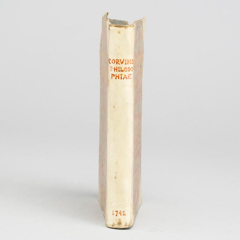 "Institutiones Philosophiae Rationalis." by Christiano Jo. Anton Corvinus. Publish by Jena, Johann Adam Melchior, 1742.