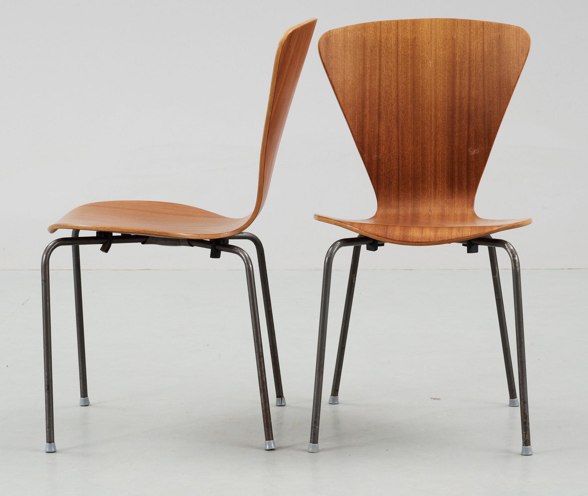 STOLAR, 2st, märkta made in Denmark, teak, 1950-60-tal.