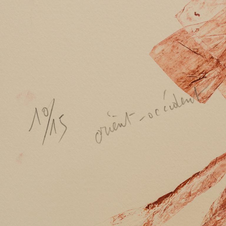 ODON, etching in colours, signed and numbered 10/15, dated 1998.