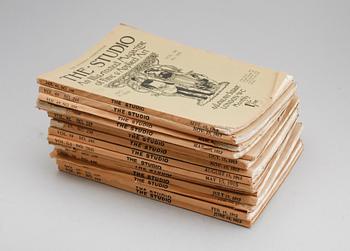 THE STUDIO, 15 häften, tidigt 1900-tal.