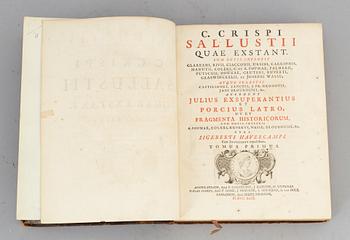 Sallust’s works, 1742 (2 vol).