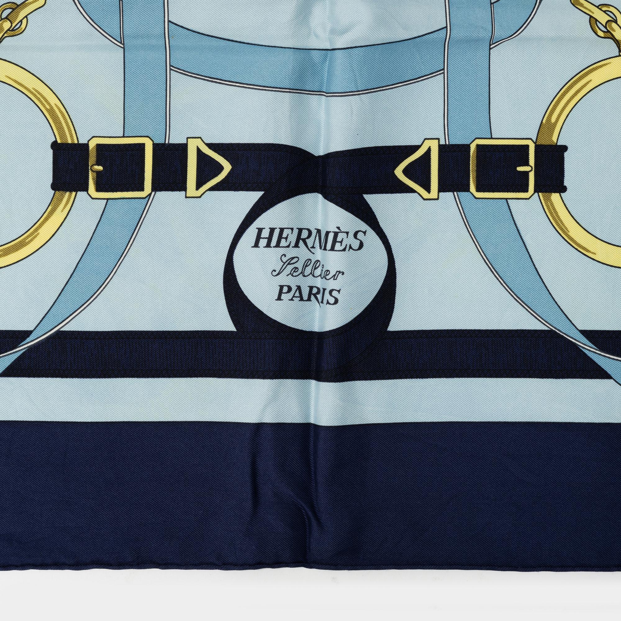 Hermès, scarf, "Eperon d'Or".