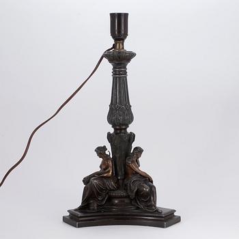 BORDSLAMPA, empire-stil, 1900-tal.