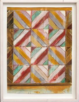 Anita Nilsson Billgren, tempera on paper signed and dated 1989.