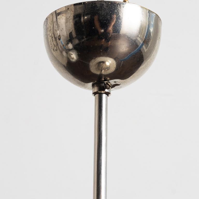 Harald Notini, taklampa, modell "10722", Arvid Böhlmarks Lampfabrik, Stockholm, 1930-tal.