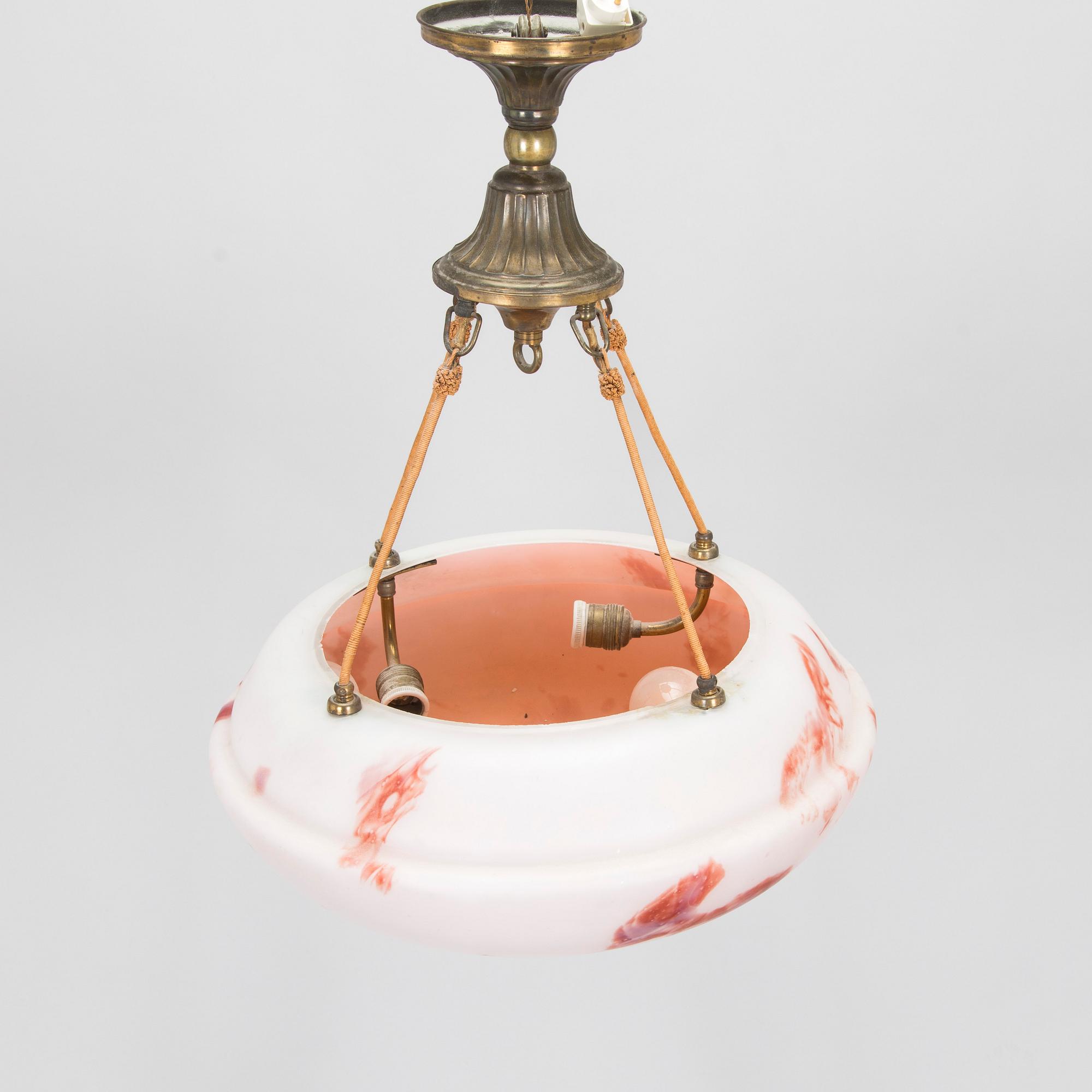 Taklampa, 1920-30-tal.