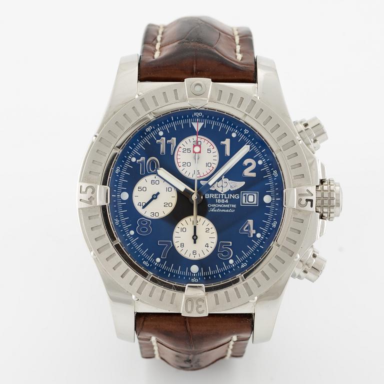 Breitling, Super Avenger, chronograph, wristwatch, 48.4 mm.