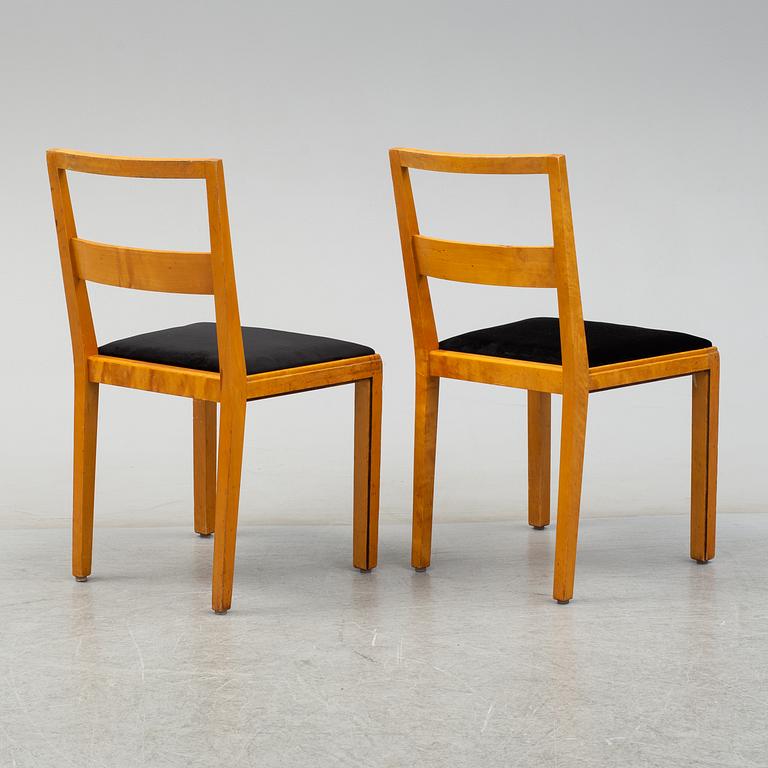 STOLAR, ett par, Art Déco, 1920-/30-tal.