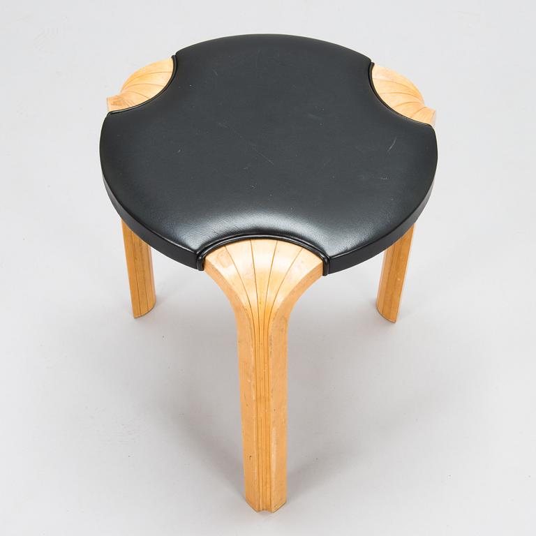 Alvar Aalto, A mid 20th century 'X600' stool for Artek.
