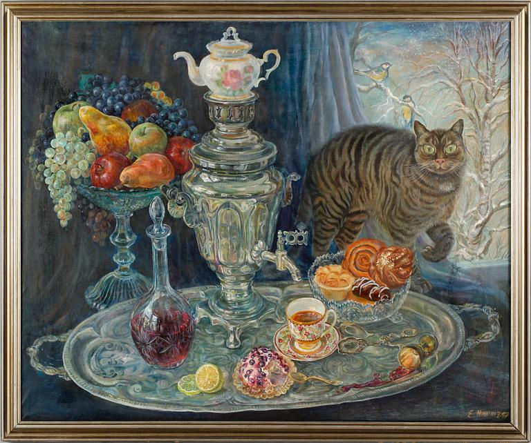 ELENA HARMZ, olja åp duk, signerad och daterad -97.