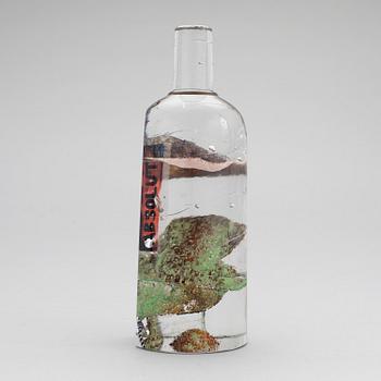 BERTIL VALLIEN, glas, skulptur ABSOLUT, signerad "B. Vallien".