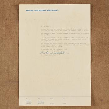 NILS ANDERSSON, attributed to, Oil on canvas.