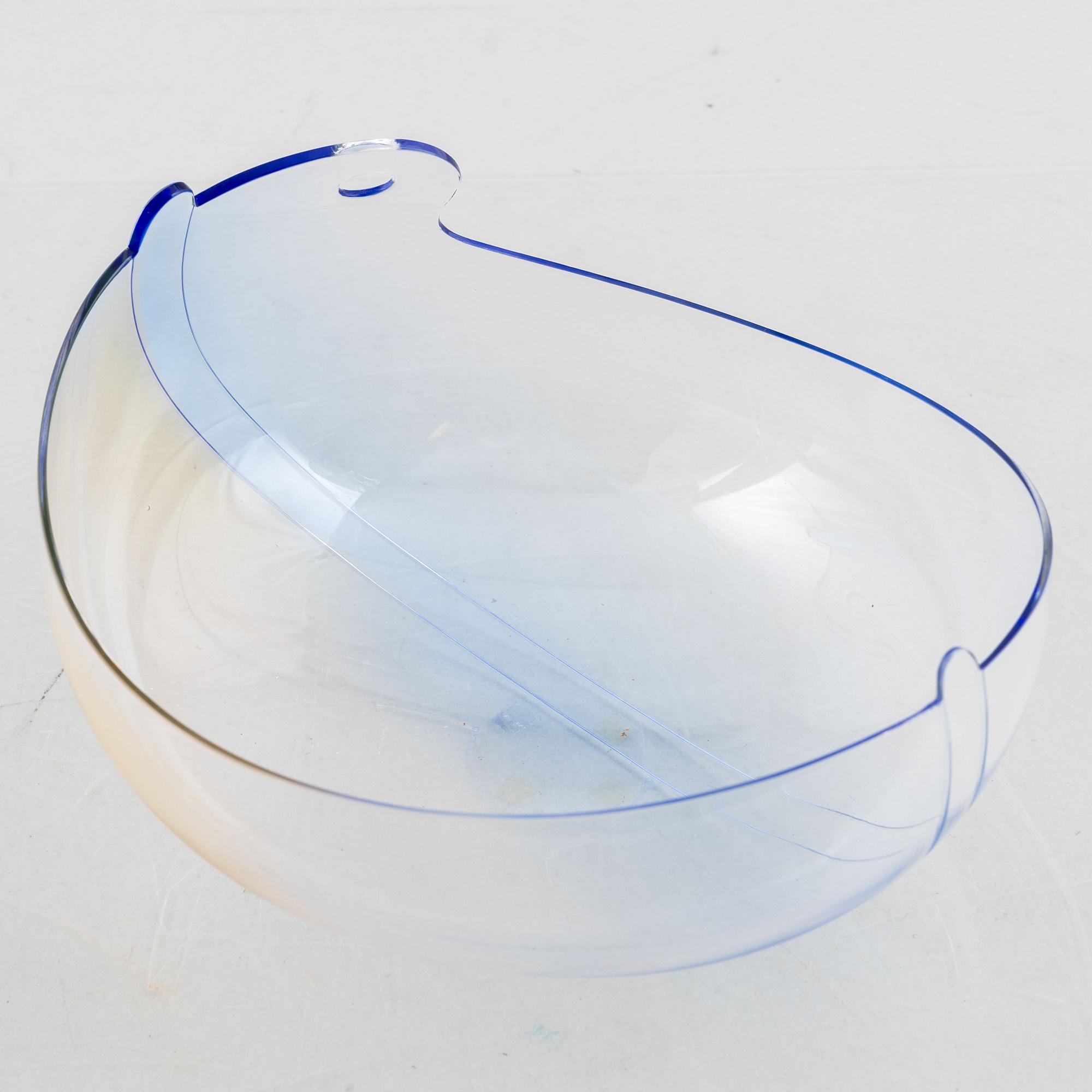 Gunnar Cyrén, skål, glas, Orrefors 1983.