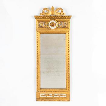 A Swedish Gustavian Mirror, circa 1800.