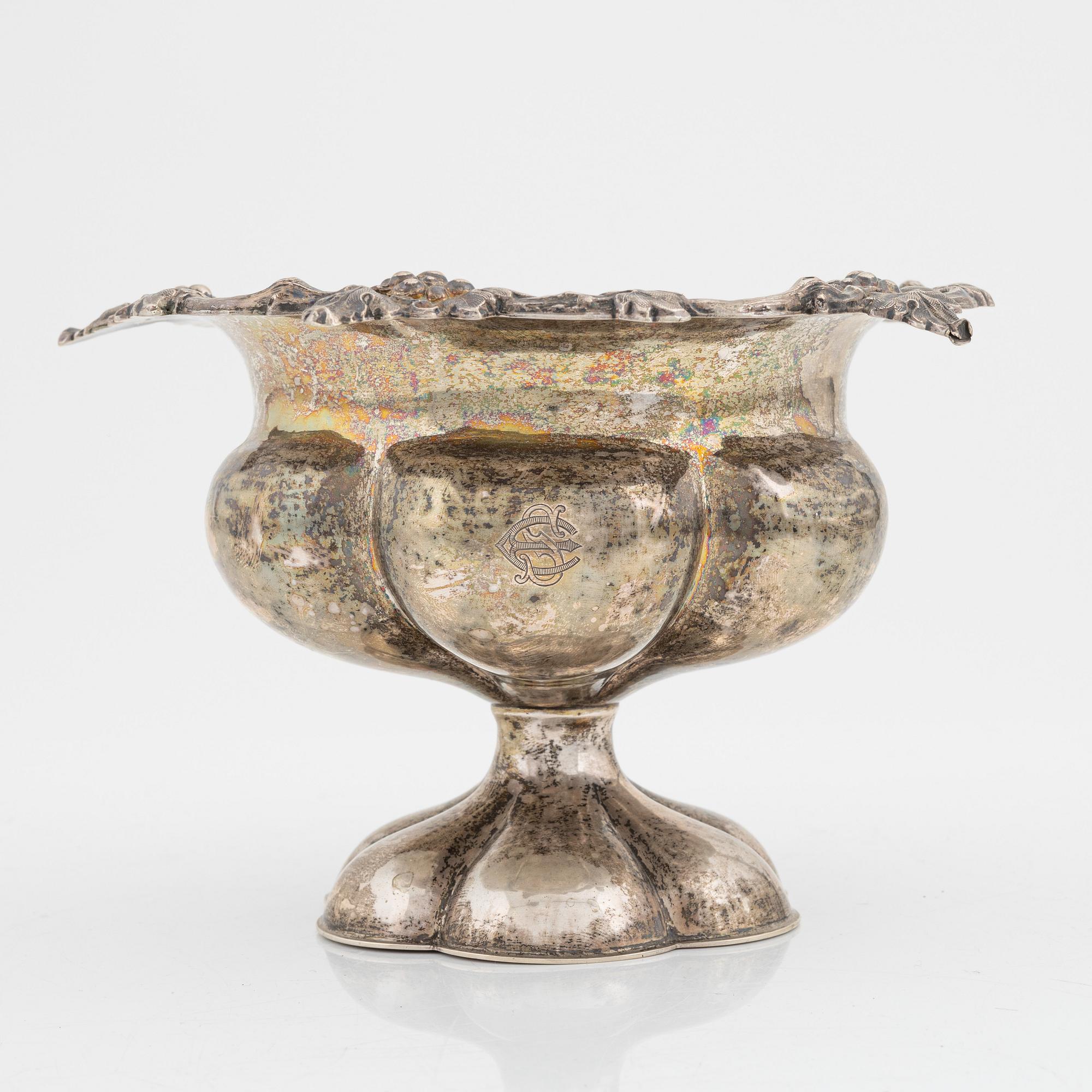 Carl Tengstedt & son, skål, silver, Göteborg, 1861.