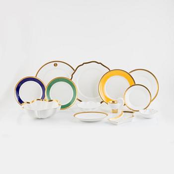 Karin Björquist, dinner service, 39 pieces, bone china, "Nobel Service", Rörstrand.