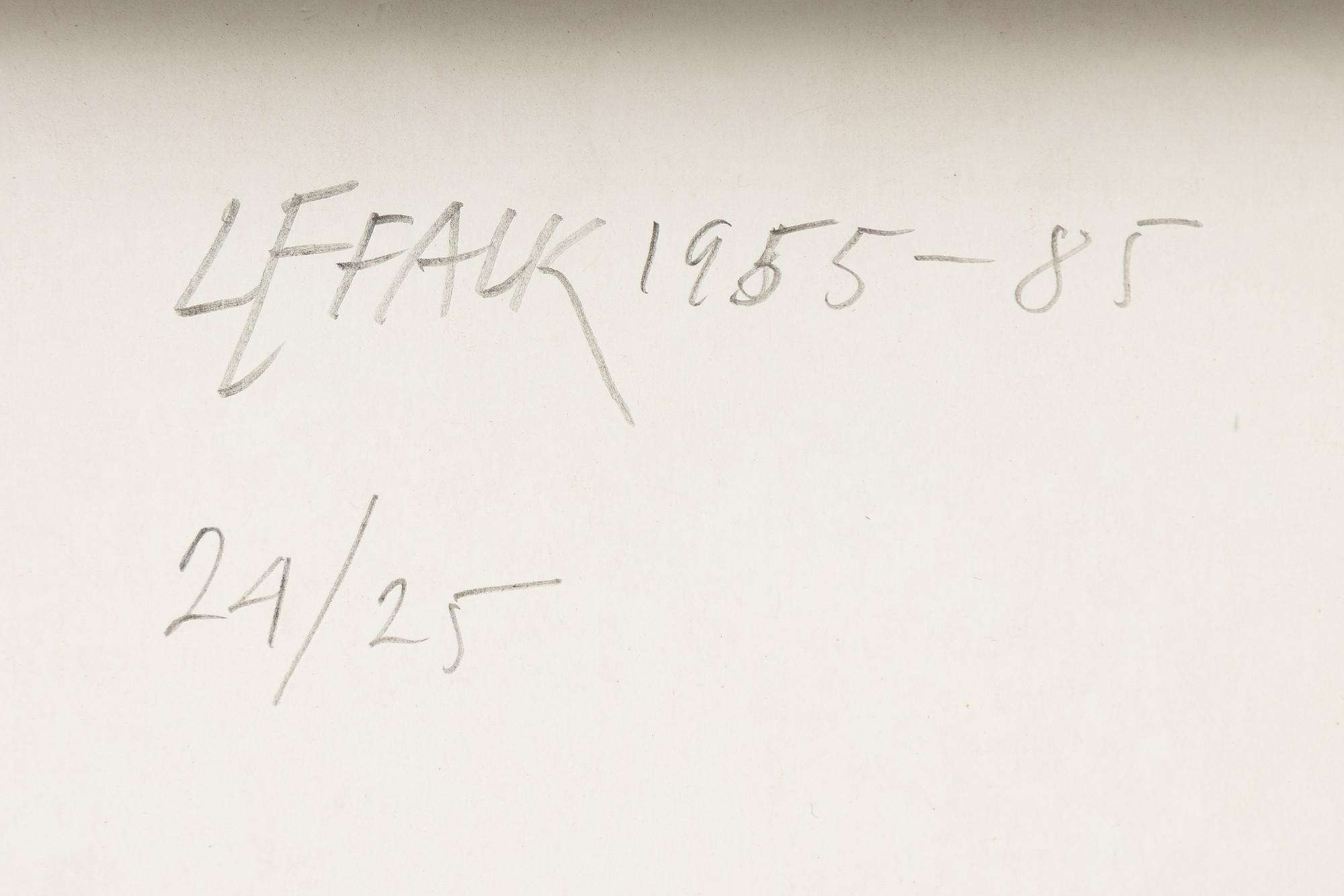 Lars Erik Falk, Red-black composition.