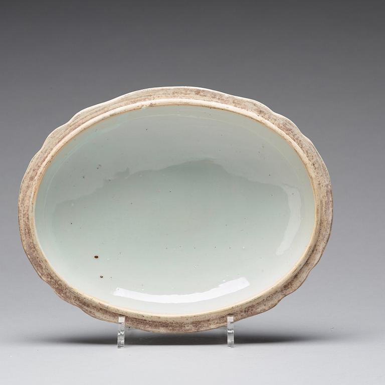 TERRIN med LOCK, kompaniporslin. Qingdynastin, Qianlong (1736-95).