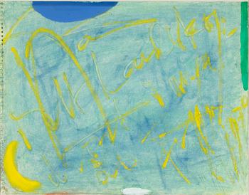 EDDIE FIGGE, gouache, signed and dated 1970.
