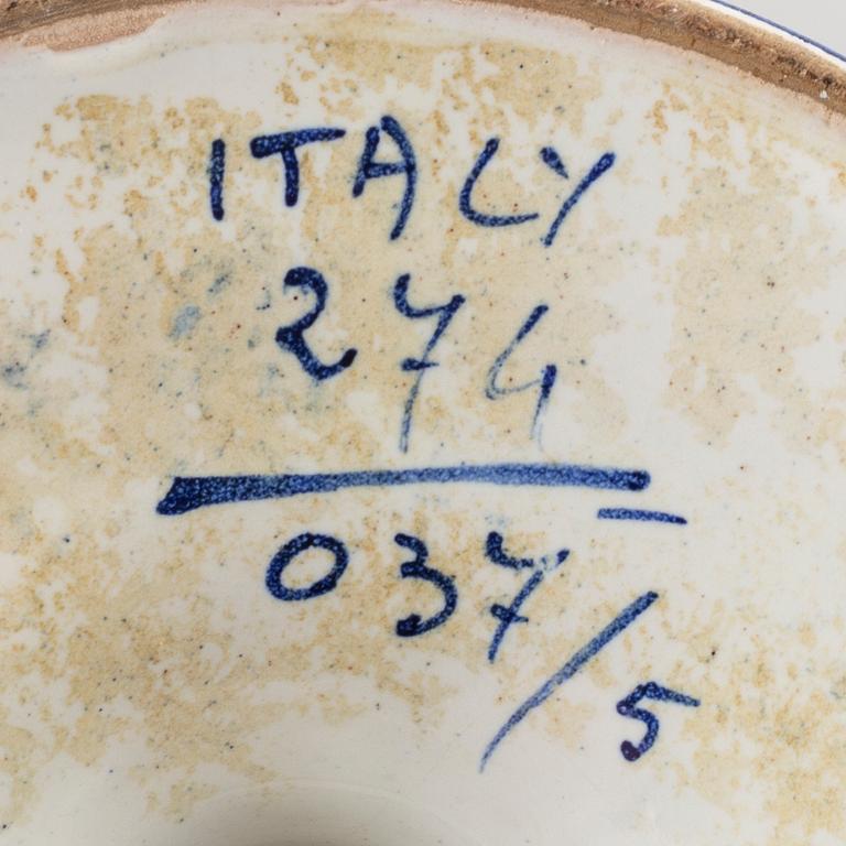 Apotekskärl 2 st Italien 1900-talets mitt.