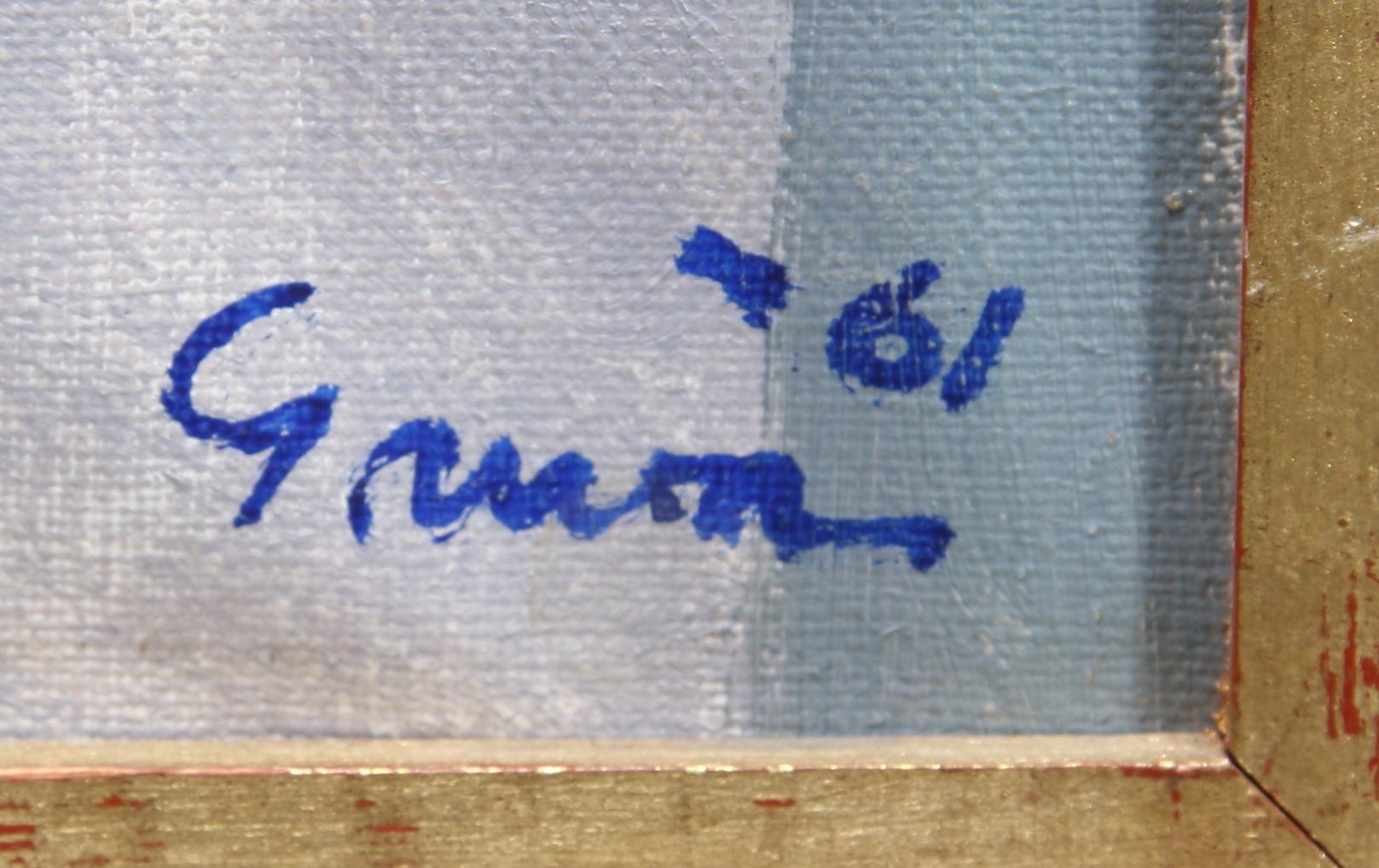 KNUT GRUVA, olja på duk, sign o dat -61.