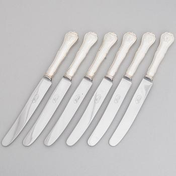 BESTICKUPPSÄTTNING, 50 delar, silver, "Chippendale", Kultakeskus, Tavastehus 1938-1977.